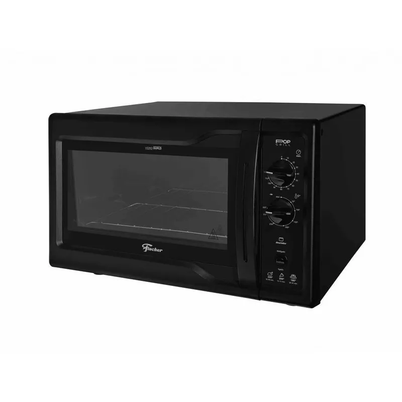 Forno Eletrico de Bancada Fischer Pop Grill 44L 1750W Preto 220V