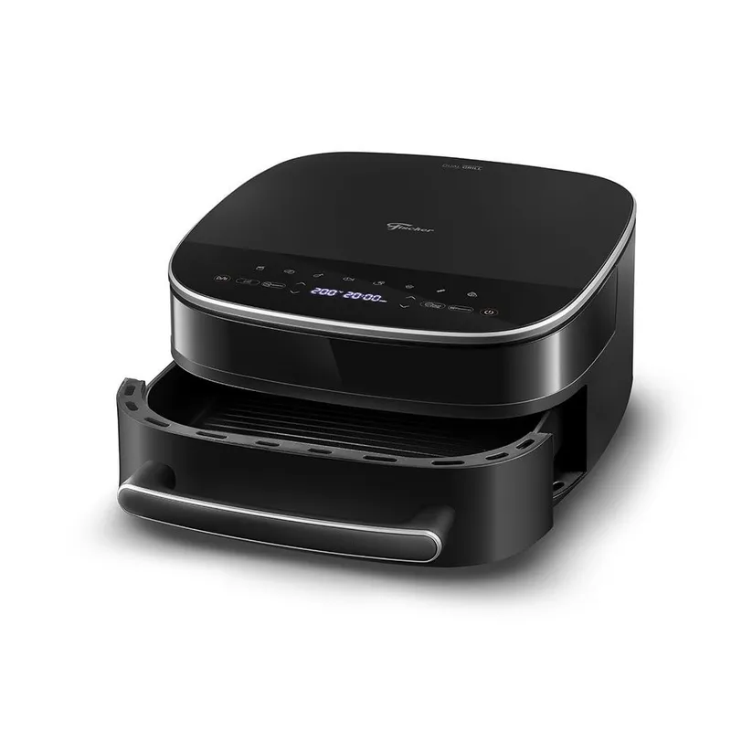 Air Fryer Dual Grill 6L Preto Fischer Preto