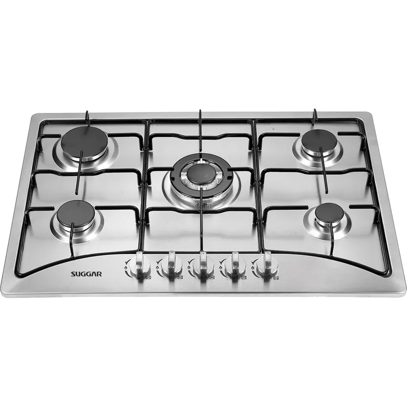 Cooktop 5 Bocas Aco Inox a Gas Suggar FG5135IX Bivolt