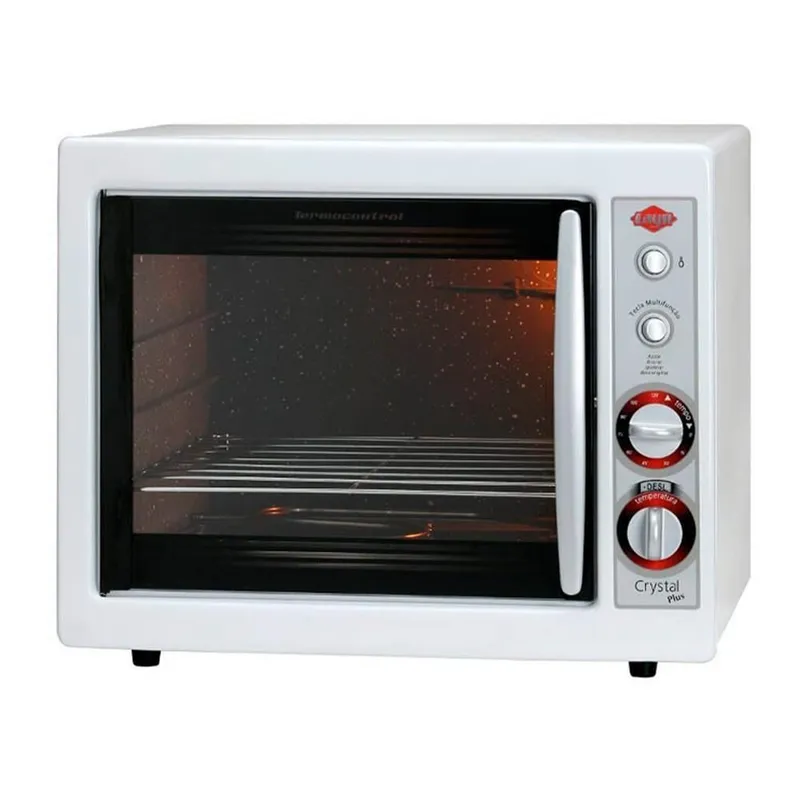 Forno Eletrico de Bancada Layr Crystal Plus 46L Autolimpante Branco 110V
