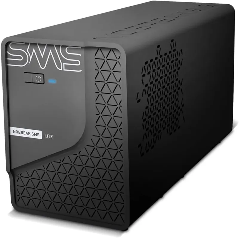 Nobreak SMS Lite 600VA Entrada Bivolt Saida 115V