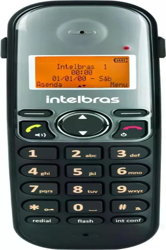 Telefone Ts 5120 Sem Fio Intelbras Preto Bivolt
