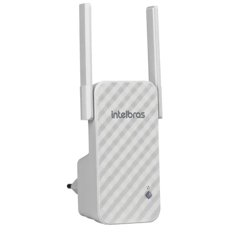 Repetidor de Sinal Wi-Fi Intelbras IWE 3001 N300 300Mbps com 2 Antenas Externas