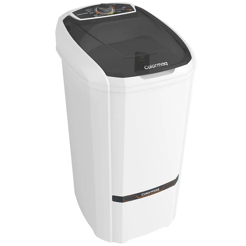 Tanquinho de Roupas Semiautomático Colormaq LCS15 15kg Branco com 8 Programas
