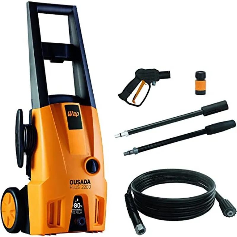 Lavadora de Alta Pressão WAP Ousada Plus 2200 1750PSI 1500W Uso Doméstico