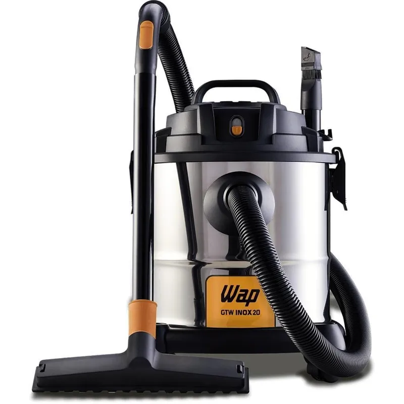 Aspirador de Pó e Água WAP GTW Inox 20 1600W Reservatório 20L Sopr 110V