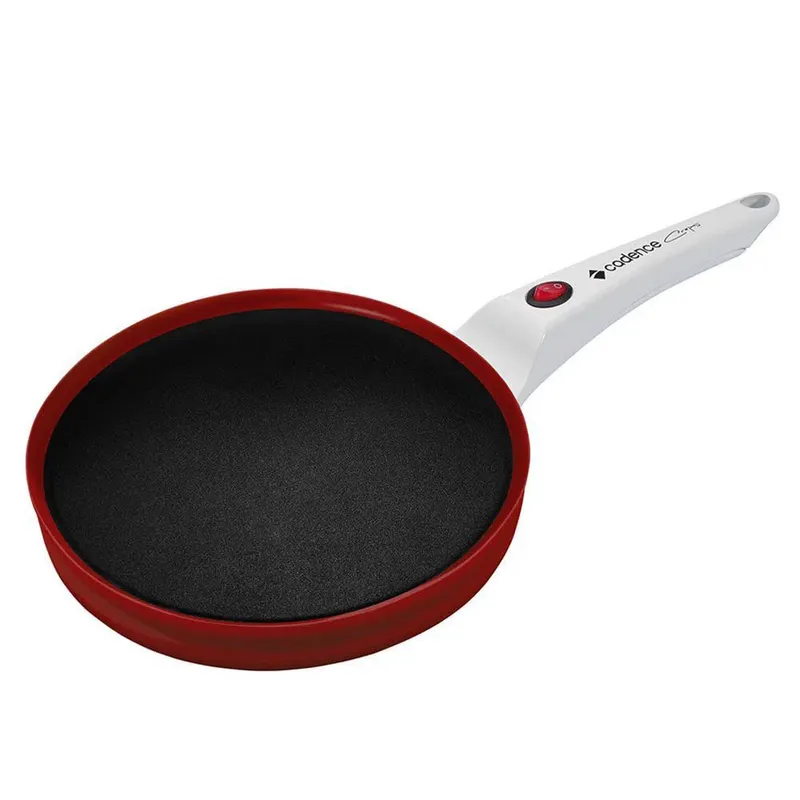 Panquequeira / Crepeira Elétrica Cadence Creps PNQ201 800W Antiaderente Branco