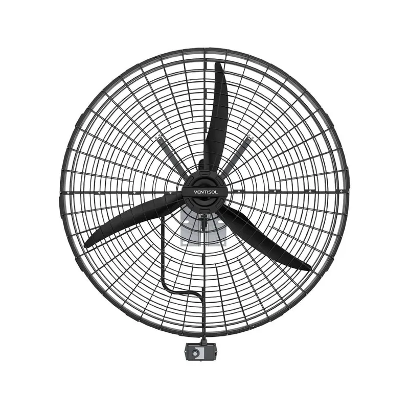 Ventilador de Parede 100cm Ventisol VP1M2 Preto 220V