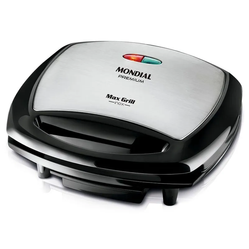 Max Grill Mondial G-07 220V Preto/Inox