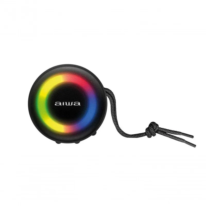 Caixa De Som Speaker Aiwa Bluetooth Luzes