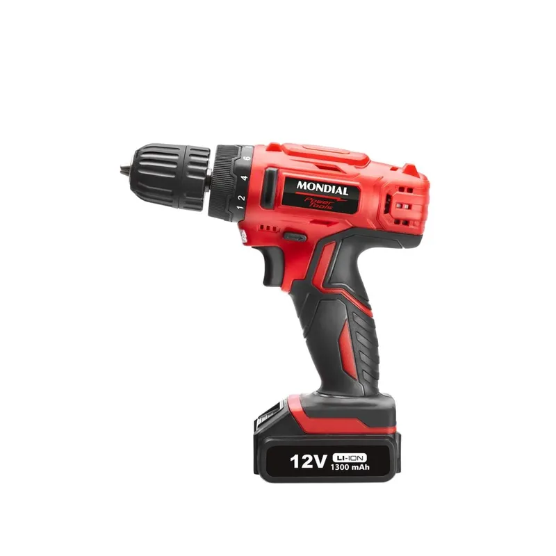 Parafusadeira e Furadeira Mondial Power Tools FPF-06M Mandril 10mm Bivolt