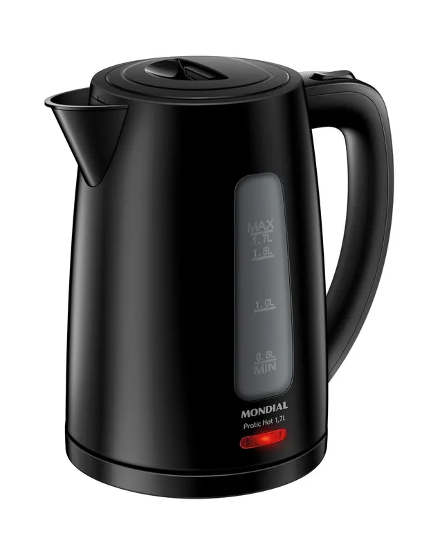 Chaleira Elétrica Mondial Pratic Hot CE-17 1,7L 1200W Preto