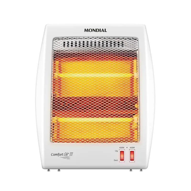 Aquecedor de Ar Quartzo Comfort Air III A-16 900W Branco Mondial 220V