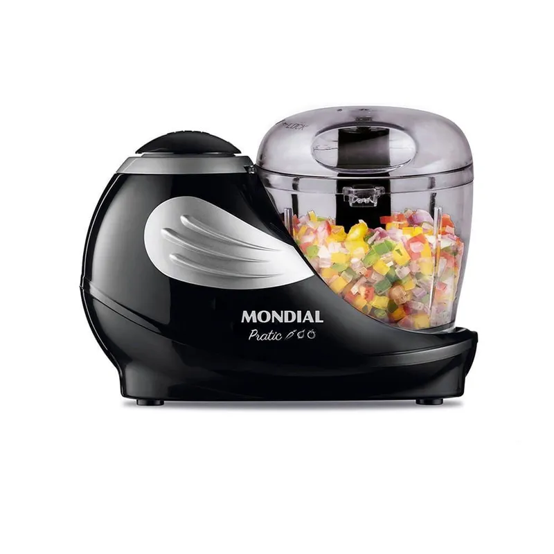 Mini Processador de Alimentos Mondial MP-05-B 150W Preto 220V