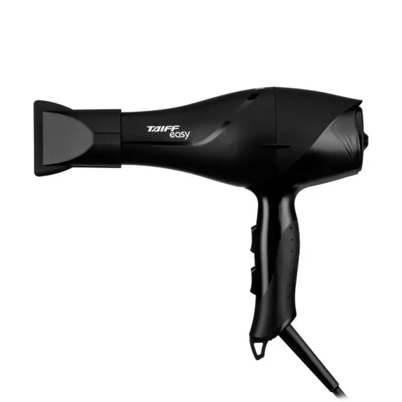 Secador de Cabelo Easy 1700W 2 Níveis de Temperatura Preto Taiff 220V