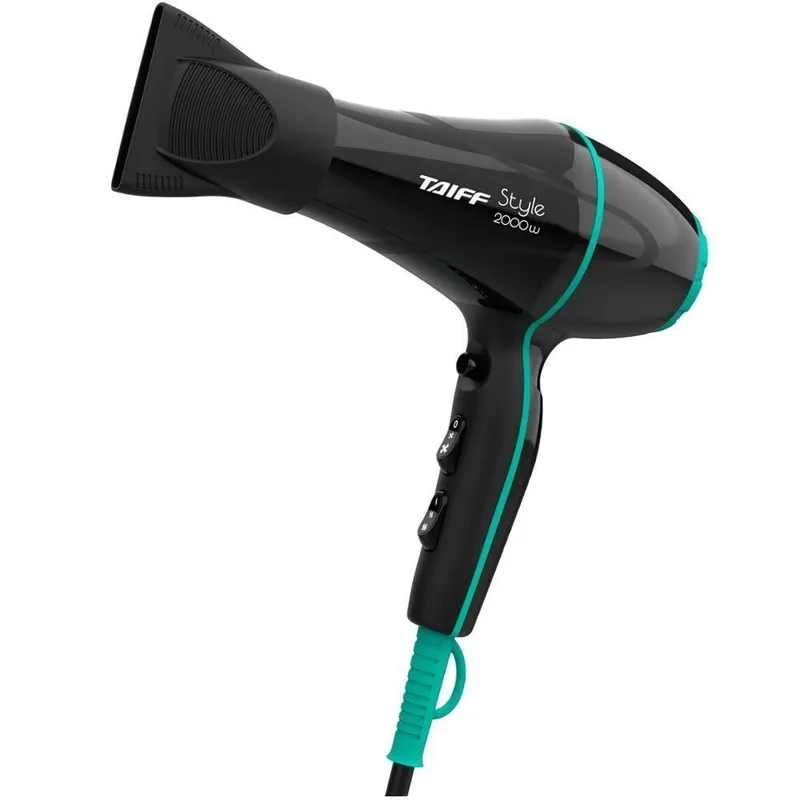 Secador de Cabelo Taiff Style 333 2000W 5 Temperaturas Preto 110V