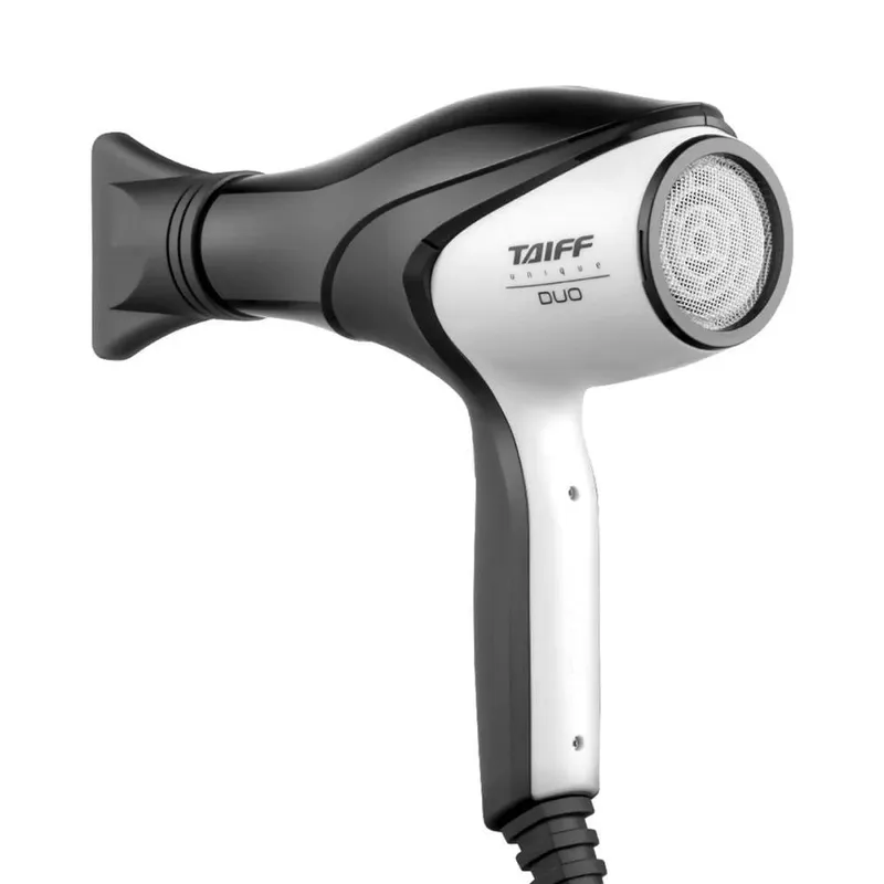 Secador de Cabelo Taiff Unique Duo Branco/Preto Bivolt