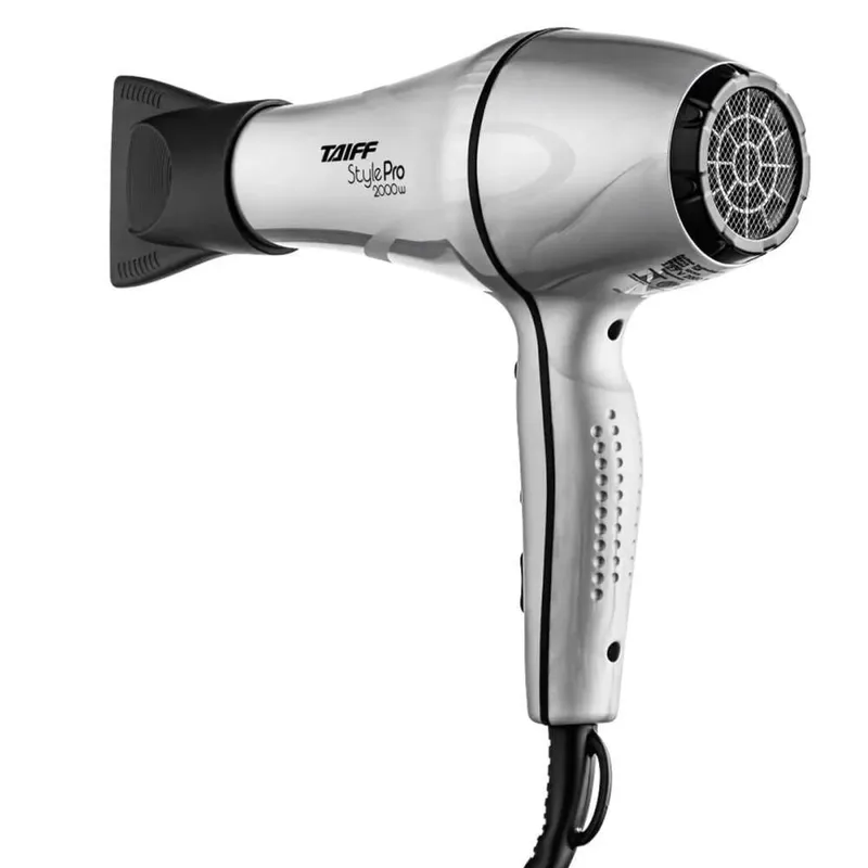 Secador de Cabelo Taiff Style Pro 2000W Prata 220V