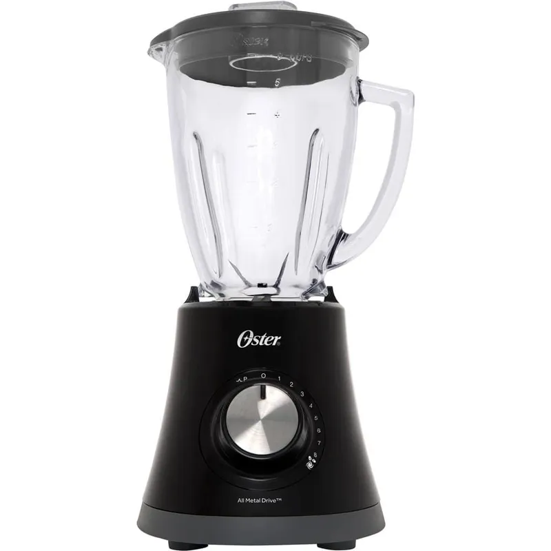 Liquidificador Oster Super Chef Preto Copo de Vidro 750W 8 Velocidades 220V