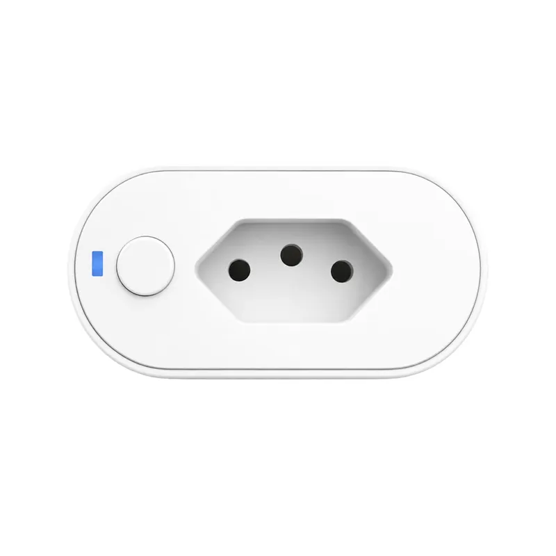 Plugue de Tomada Inteligente 10A 1600W Wi-Fi ELG Bivolt