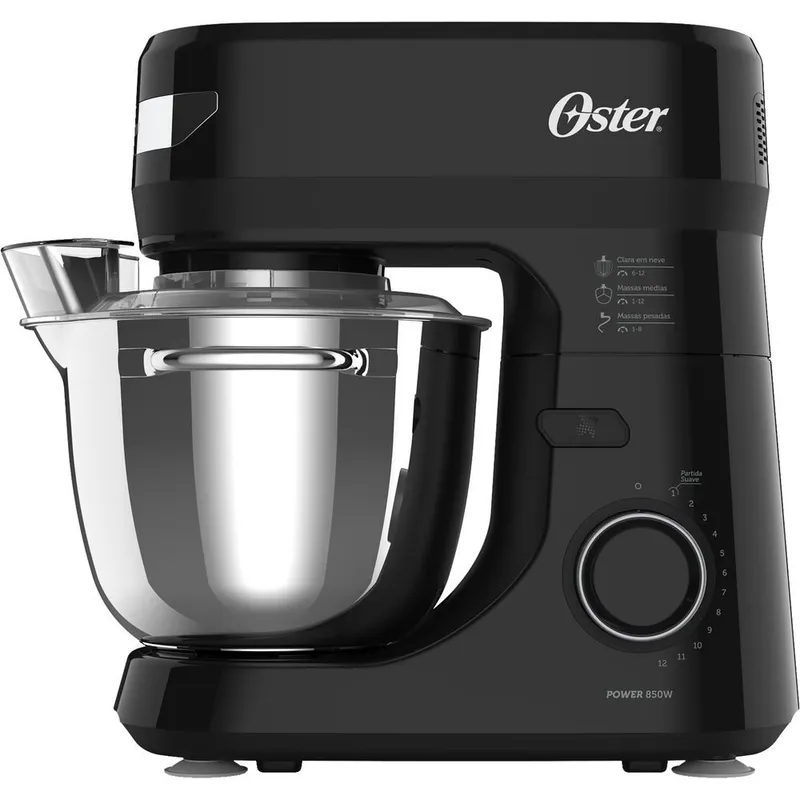 Batedeira Planetária Oster com 03 Batedores Pret 110V