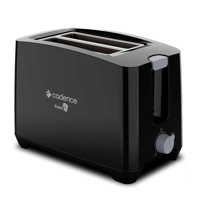 Torradeira Eletrica Cadence Croc! TOR200 Preta 750W 127V