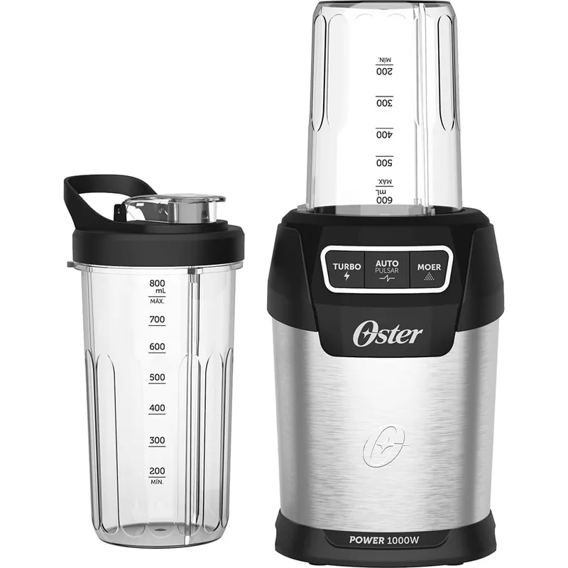 Liquidificador Portatil Oster Ultra Power Blender 1000 com 2 Copos OBLD100