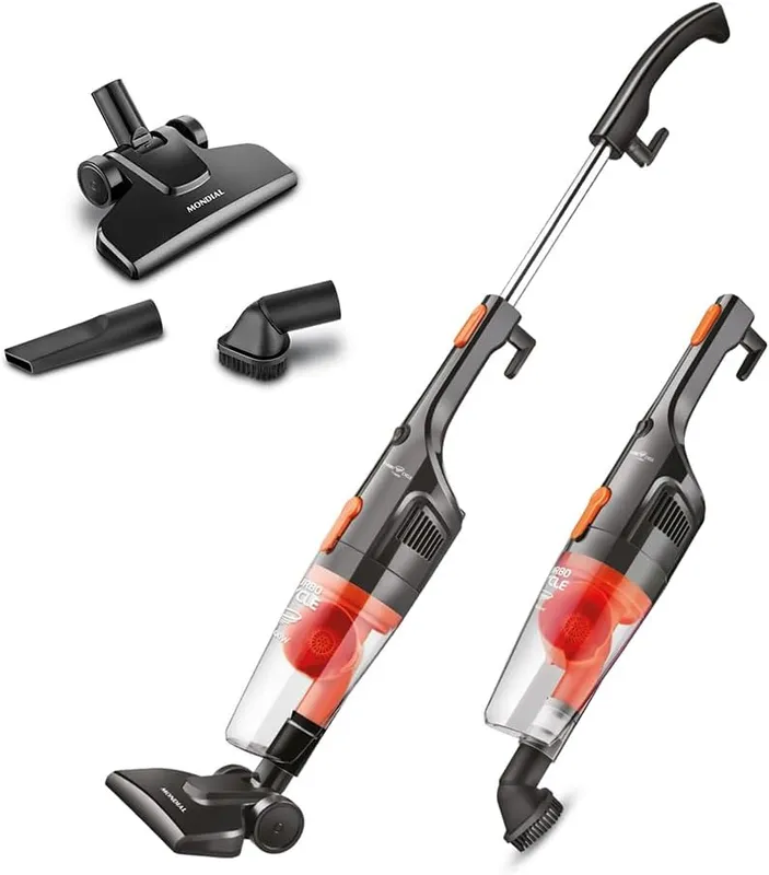MONDIAL Aspirador de Pó Vertical Turbo Cycle Preto/Laranja 1 220V