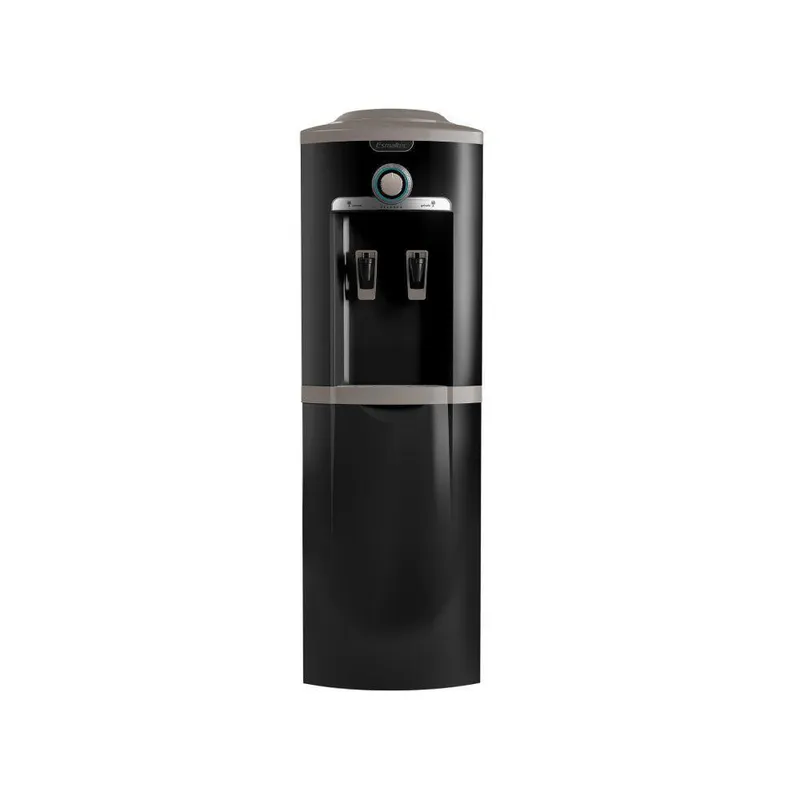 Bebedouro Esmaltec Coluna Natural e Frio Preto 110V