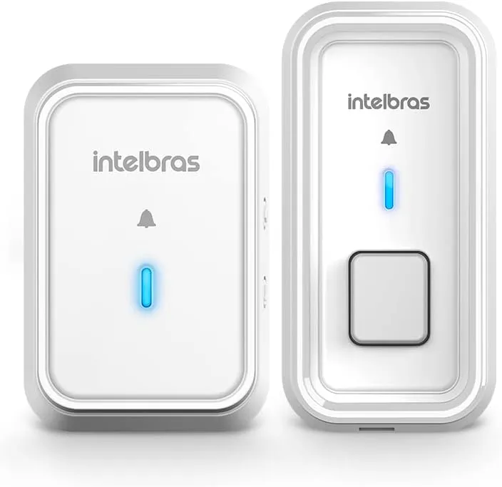 Campainha Sem Fio sem Bateria CIB 101S Branca Intelbras Bivolt
