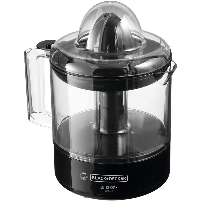 Espremedor de Frutas Eletrico Black+Decker 30W Jarra 800ml 2 Cones CJ700 220V