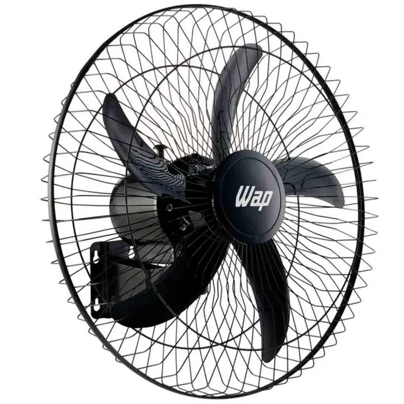 Ventilador de Parede WAP 135W 60cm 5 Pas 3 Velocidades Preto Bivolt