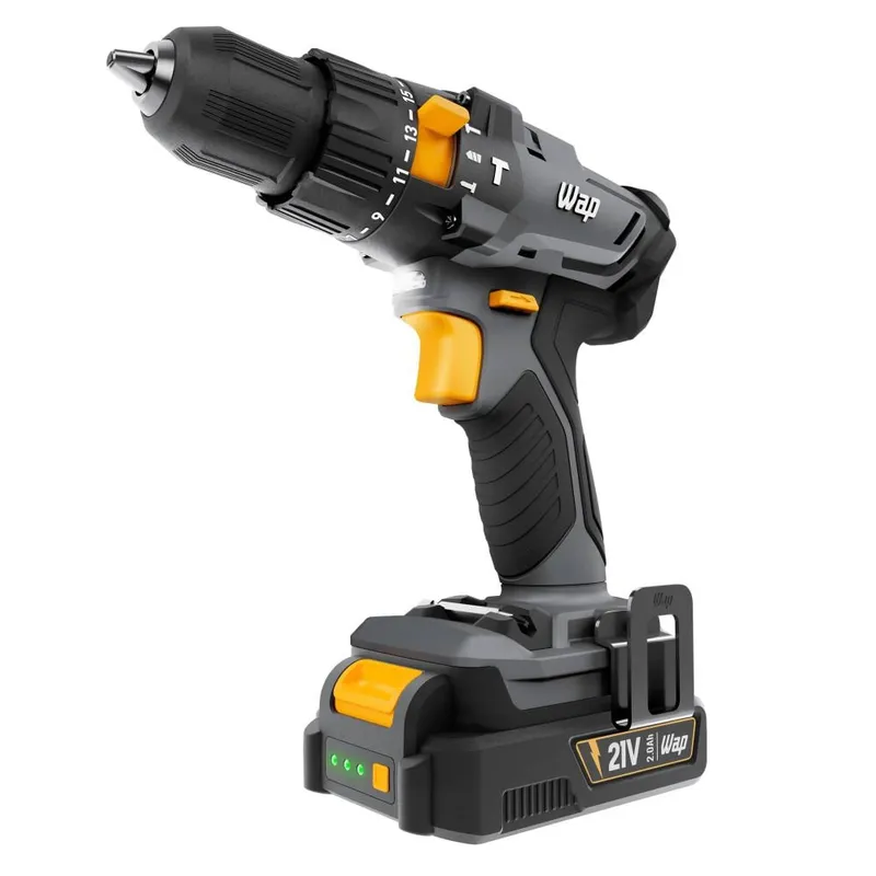 Parafusadeira e Furadeira de Impacto 21V WAP K21 ID01 Bivolt