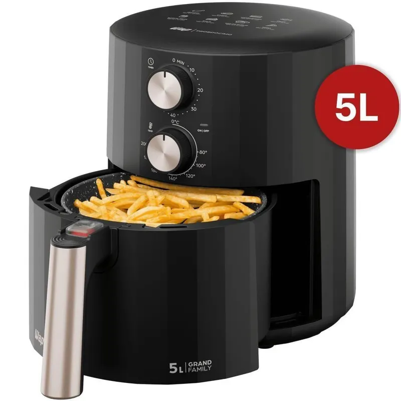 Fritadeira Air Fryer WAP Grand Family 5L 1500W Cinza 110V