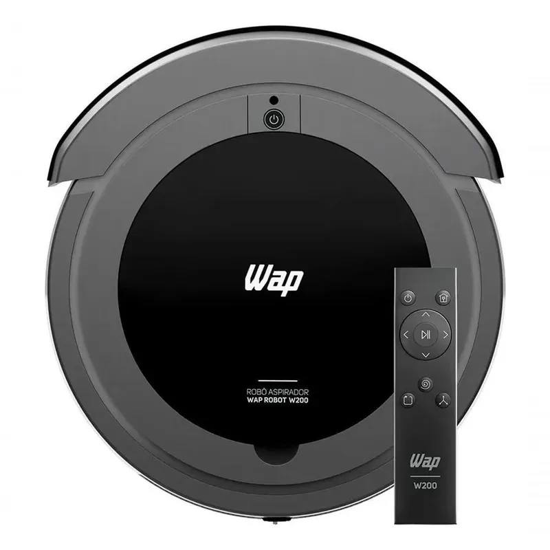 Robô Aspirador WAP W200 Programável 3 em 1 Varre Aspira Passa Pano Bivolt