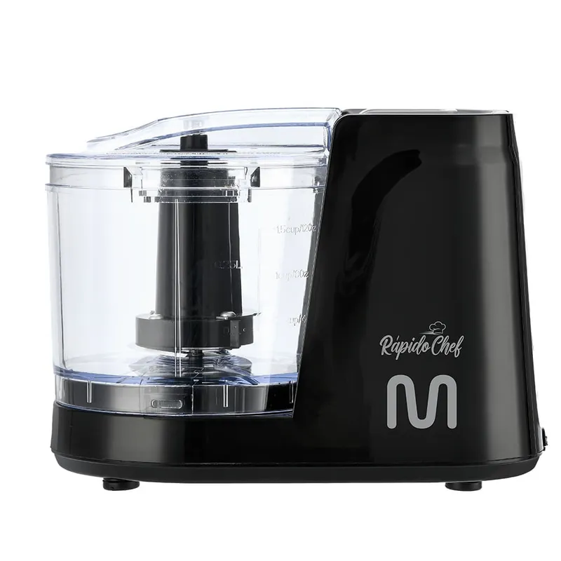 Mini Processador de Alimentos 350ml 100W Preto Multilaser CE077 220V