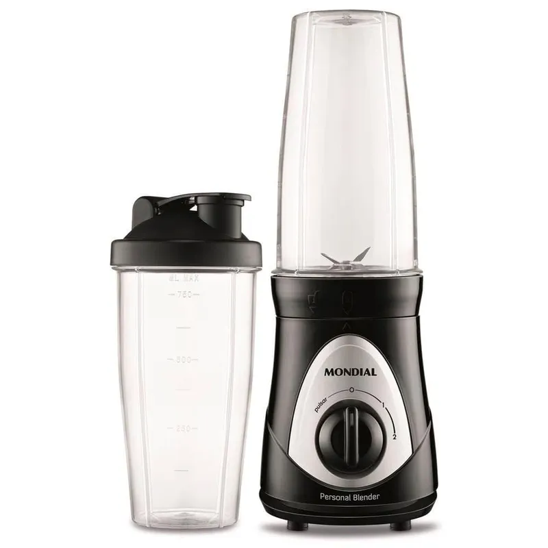 Liquidificador Mondial Personal Blender DG-01 Preto 300W 2 Velocidades 110V
