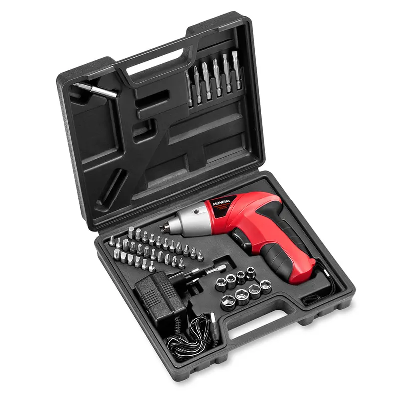 Parafusadeira Recarregavel Mondial Power Tools Bivolt