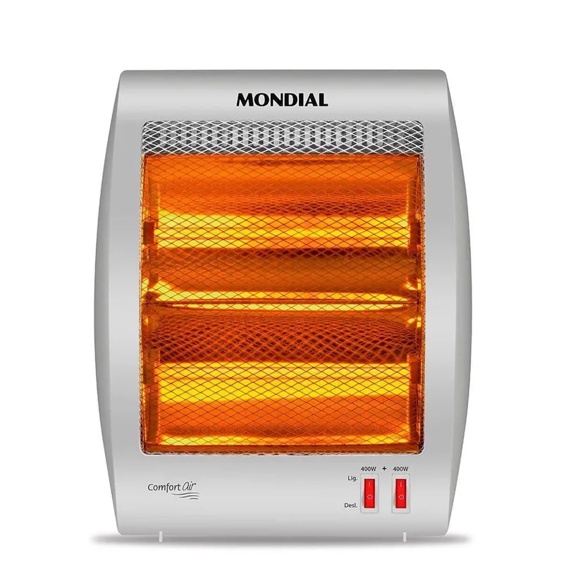 Aquecedor Halogeno Comfort Air A-09 800W Portatil Mondial Branco 220V