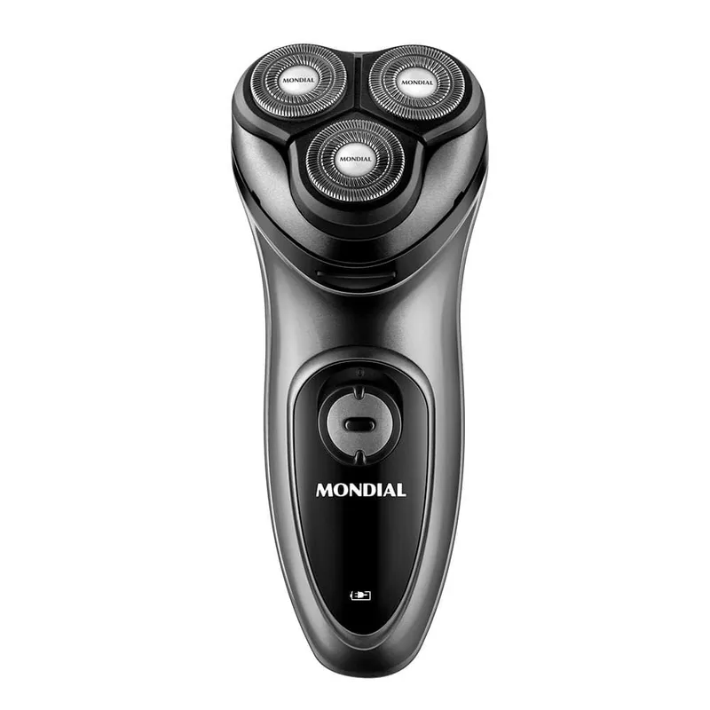 Barbeador Elétrico Mondial Power Shave BE-02 Preto/Prata Bivolt