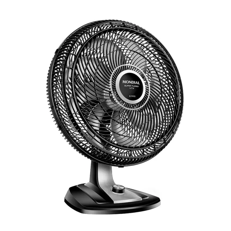 Ventilador de Mesa Mondial VTX-50-8P Preto 50cm 110V