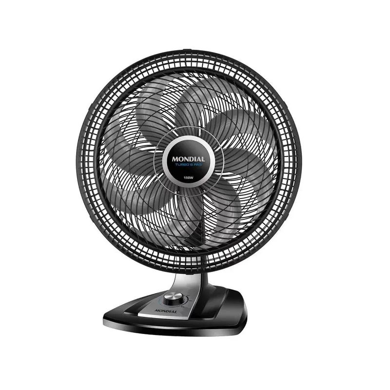 Ventilador de Mesa Mondial Preto VTX-50-8P 220V