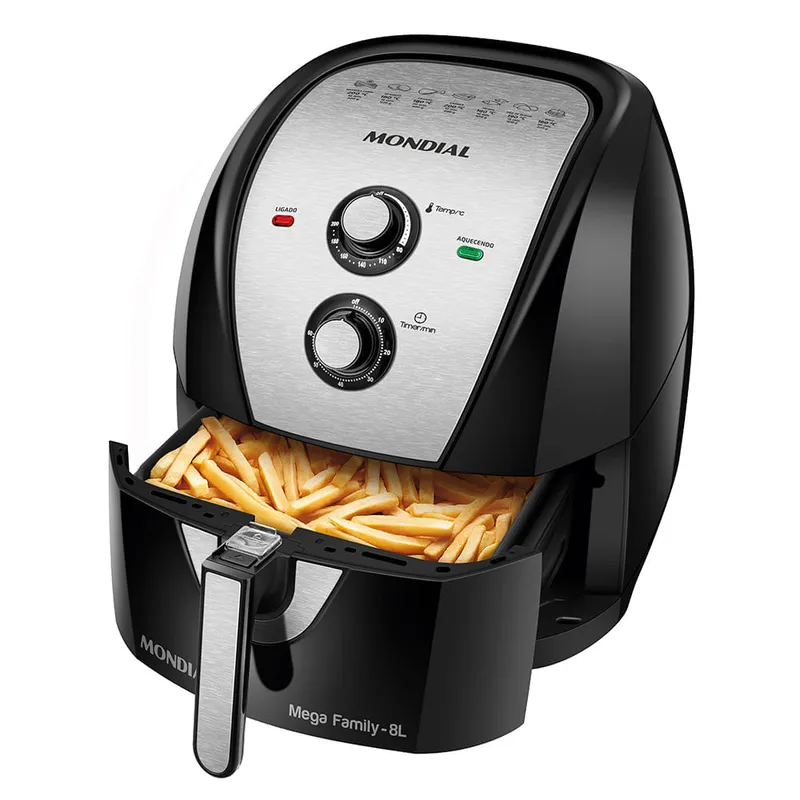 Fritadeira Sem Oleo Air Fryer 8 Litros AFN-80-BI Mondial 110V