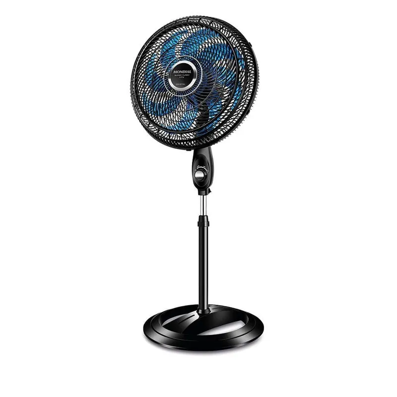 Ventilador de Coluna Mondial 40cm 8 Pás 3 Velocidades Preto 220V