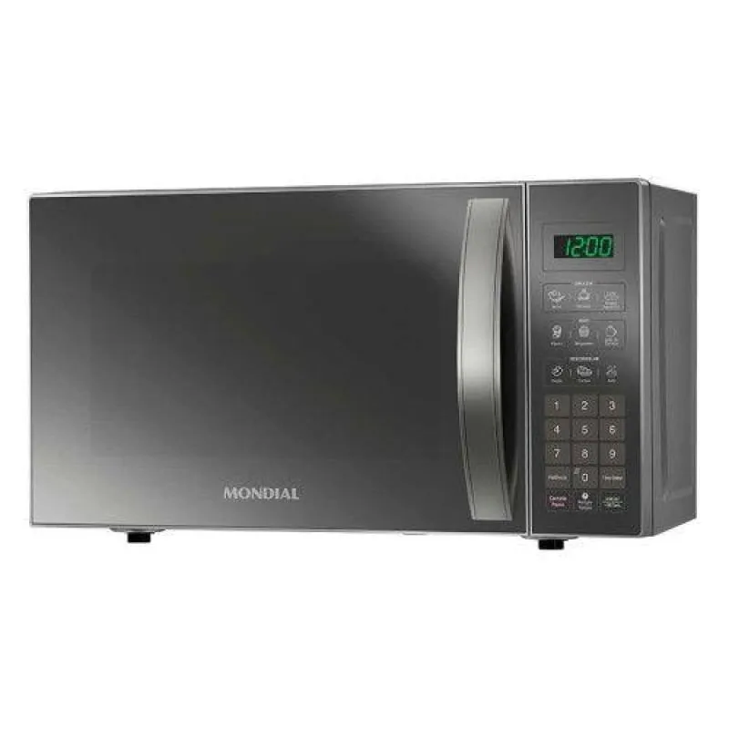 Micro-ondas Mondial 21 Litros MO-01-21-E Cinza Espelhado 127V