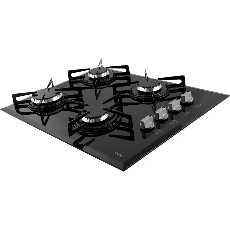 Cooktop Philco 4 Bocas Cook Chef 4 Preto Bivolt