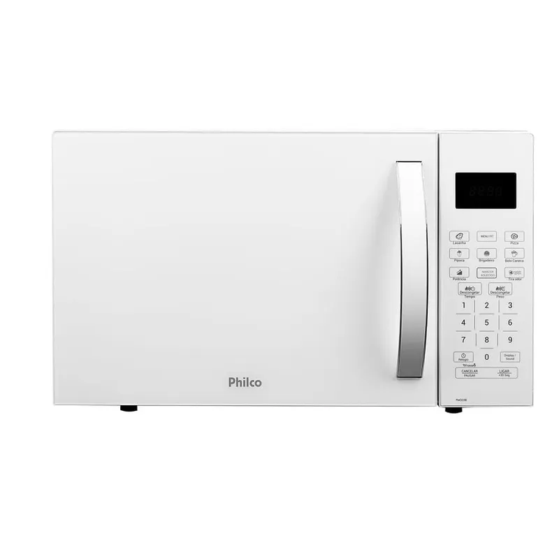 Micro-ondas Philco 20 Litros Multifuncoes Limpa Facil Branco PMO23 220V