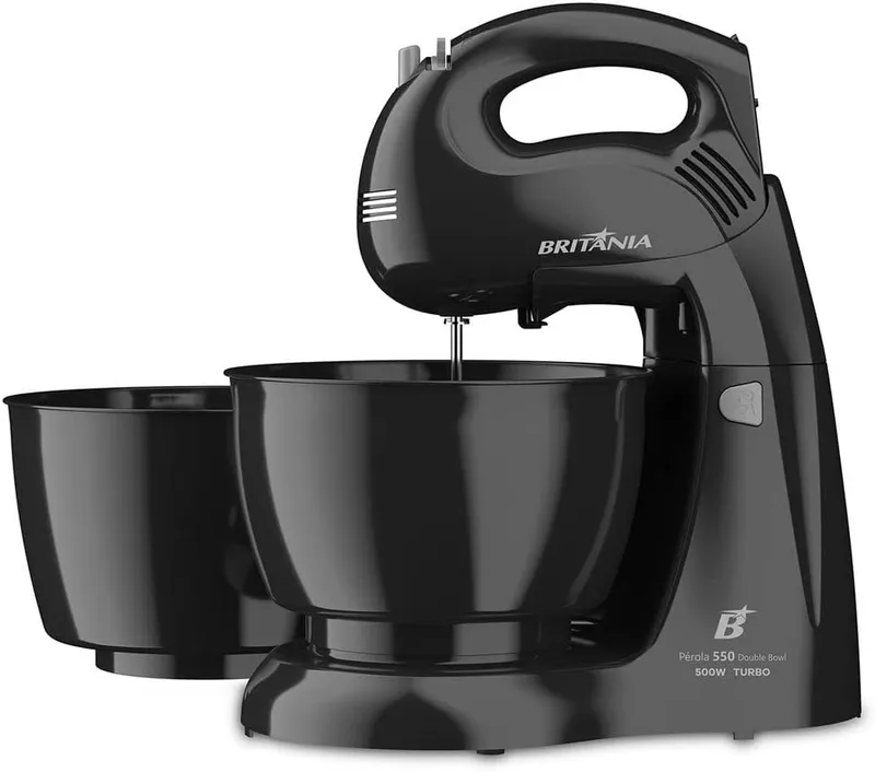Britânia Batedeira Britania Perola 550P Turbo Double Bowl 127V