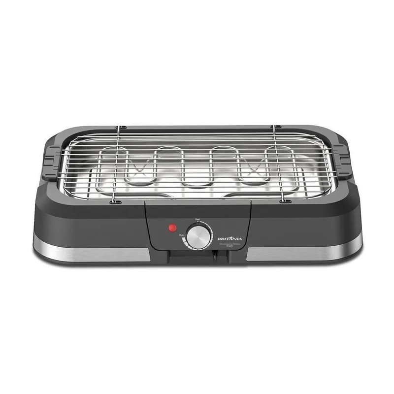 Churrasqueira Eletrica Portatil Britania BCQ40 Preto 1500W 220V