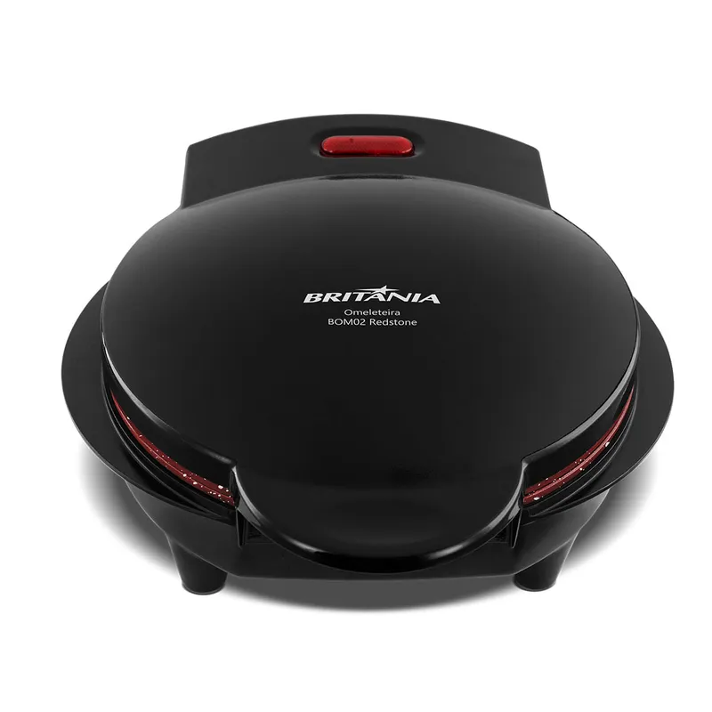 Omeleteira Britânia Antiaderente Redstone 750W BOM02P 110V